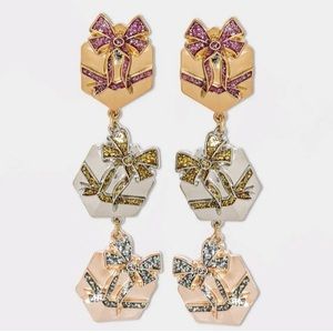 NWT Sugarfix by Baublebar Christmas Present Earrings🎁✨